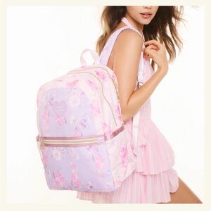 BRAND NEW STATE X LOVESHACKFANCY KANE DOUBLE POCKET BACKPACK